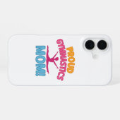 Coque iPhone 16 Mère de gymnaste fière (Verso Horizontal)