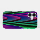 Coque iPhone 16 Mers Néon (Verso Horizontal)