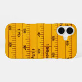 Coque iPhone 16 Mesure sur bande - (Verso Horizontal)