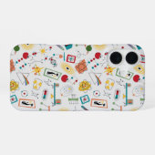 Coque iPhone 16 Mi-siècle moderne de l'âge atomique STEM Physique (Verso Horizontal)