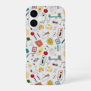Coque iPhone 16 Mi-siècle moderne de l'âge atomique STEM Physique