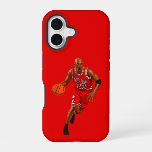 Coque iPhone 16 Michael Jordan (Verso)