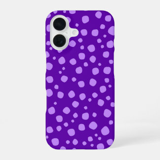 Coque iPhone 16 mignon pourpre