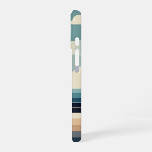 Coque iPhone 16 Minimal Retro Lighthouse (Côté gauche)