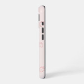 Coque iPhone 16 Minimalisme de la fraise (Côté gauche)