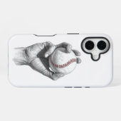 Coque iPhone 16 Minimalist Baseball (Verso Horizontal)
