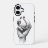 Coque iPhone 16 Minimalist Baseball (Verso)