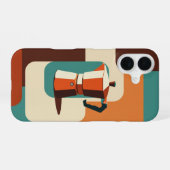 Coque iPhone 16 Minimalist Geometric Moka Maker (Verso Horizontal)