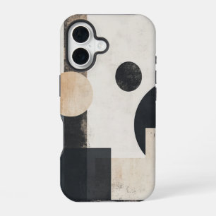 Coque iPhone 16 Minimaliste Géométrique Abstrait Moderne et Épur