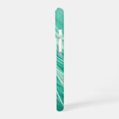 Coque iPhone 16 Mint Green Light Waves Phone Case (Côté gauche)
