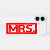 Coque iPhone 16 Mme Stamp (Verso Horizontal)