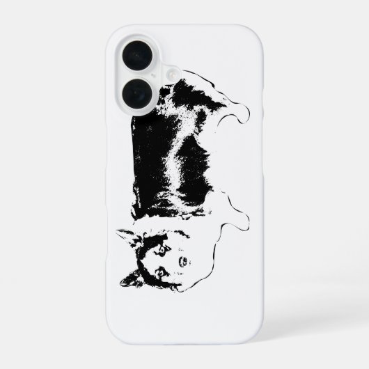 Coque iPhone 16 Mode d'alerte : Corgi (Verso)