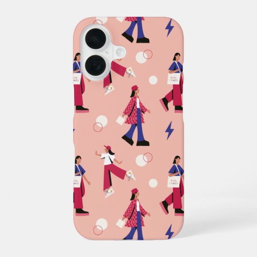 Coque iPhone 16 Mode Girl Power (Verso)