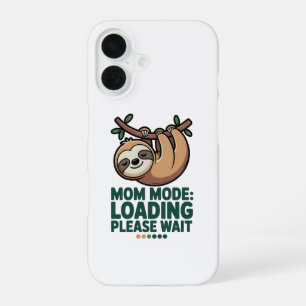 Coque iPhone 16 Mode Maman Chargement Veuillez Patienter Cute Pare