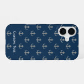 Coque iPhone 16 Modèle d'ancre celtique 1 (Verso Horizontal)