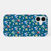 Coque iPhone 16 Modèle de bowling amusant et fantaisiste (Verso Horizontal)