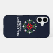 Coque iPhone 16 Modèle Joyeux Noël 6 (Verso Horizontal)