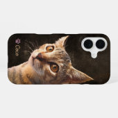 Coque iPhone 16 Modèle photo de chien animal de compagnie personna (Verso Horizontal)