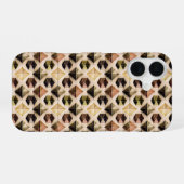 Coque iPhone 16 Modern abstract geometric digital pattern 58 (Verso Horizontal)