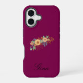 Coque iPhone 16  Modern Boho Floral  (Verso)