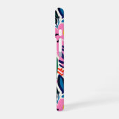 Coque iPhone 16 Modern Colorful Abstract Floral Pattern (Côté gauche)