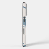 Coque iPhone 16 'Moderne Milieu du Siècle Cercles  (Verso / Droite)