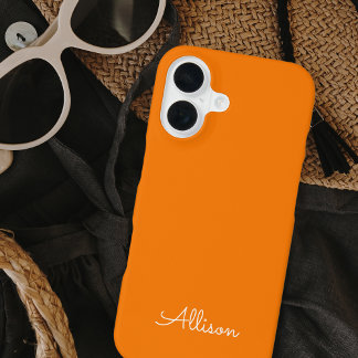 Coque iPhone 16 Moderne Minimaliste Simple Élégant Monogramme Scri