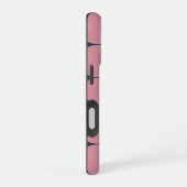 Coque iPhone 16 Moderne Rose À Points Élégant (Côté droit)