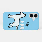 Coque iPhone 16 Mon chien (Verso Horizontal)
