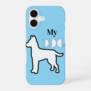 Coque iPhone 16 Mon chien