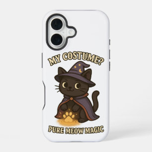 Coque iPhone 16 Mon déguisement ? Pure Magie de Chat Halloween Sor