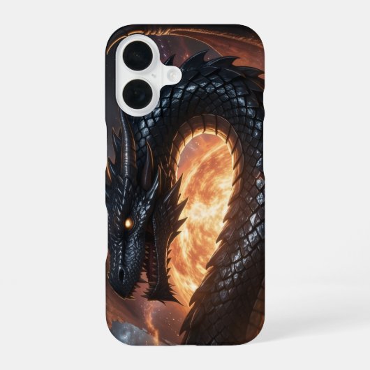 Coque iPhone 16 Monde de dragons – L'Empire de feu et de magie (Verso)