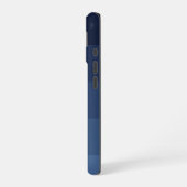 Coque iPhone 16 Monochromatique bleu (Côté gauche)