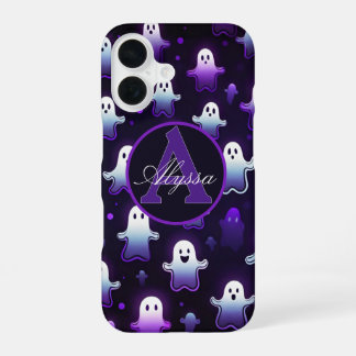 Coque iPhone 16 Monogram Lucioles Fantômes dans la Nuit