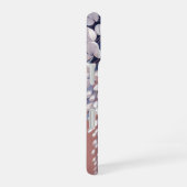 Coque iPhone 16 Monogram Marine Rose Wisteria Élégance (Côté droit)