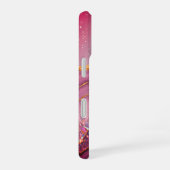 Coque iPhone 16 Monogramme Améthyste Aurora (Côté droit)