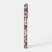 Coque iPhone 16 monogramme avec marguerites (Côté droit)