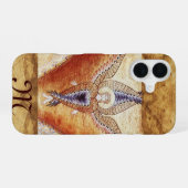 COQUE iPhone 16 MONOGRAMME D'ANGE MOSAIC (Verso Horizontal)
