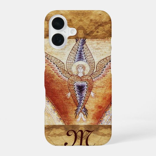 COQUE iPhone 16 MONOGRAMME D'ANGE MOSAIC (Verso)