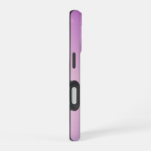 Coque iPhone 16 Monogramme de chevauchement unique | Lavande douce (Côté droit)