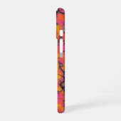 Coque iPhone 16 Monogramme de marbre tropical (Côté gauche)