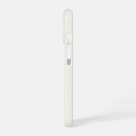 Coque iPhone 16 Monogramme de script d'or ivoire moderne (Côté gauche)