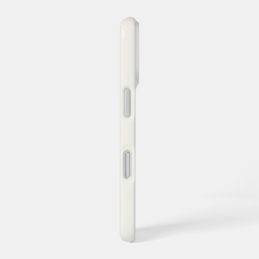 Coque iPhone 16 Monogramme de script d'or ivoire moderne (Côté droit)