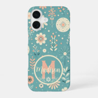 Monogramme Fleurs lunaires