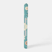 Coque iPhone 16 Monogramme Fleurs lunaires (Côté droit)