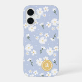 Coque iPhone 16 Monogramme Floral Cute Daisy (Verso)