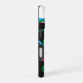 Coque iPhone 16 Monogramme floral déco (Côté droit)