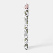 Coque iPhone 16 Monogramme floral sur mesure délicat (Côté droit)