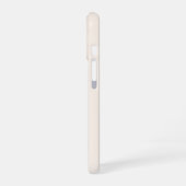 Coque iPhone 16 Monogramme initial moderne (Côté gauche)