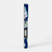 Coque iPhone 16 Monogramme marine prépa Navy (Côté droit)